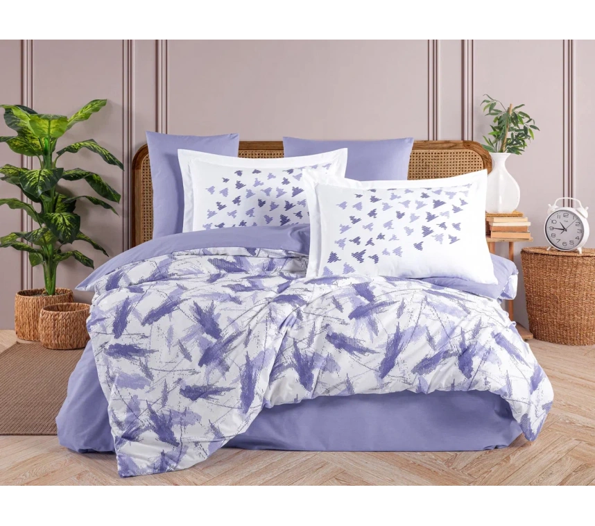 Çift Kişilik Poplin Nev Silva Lila