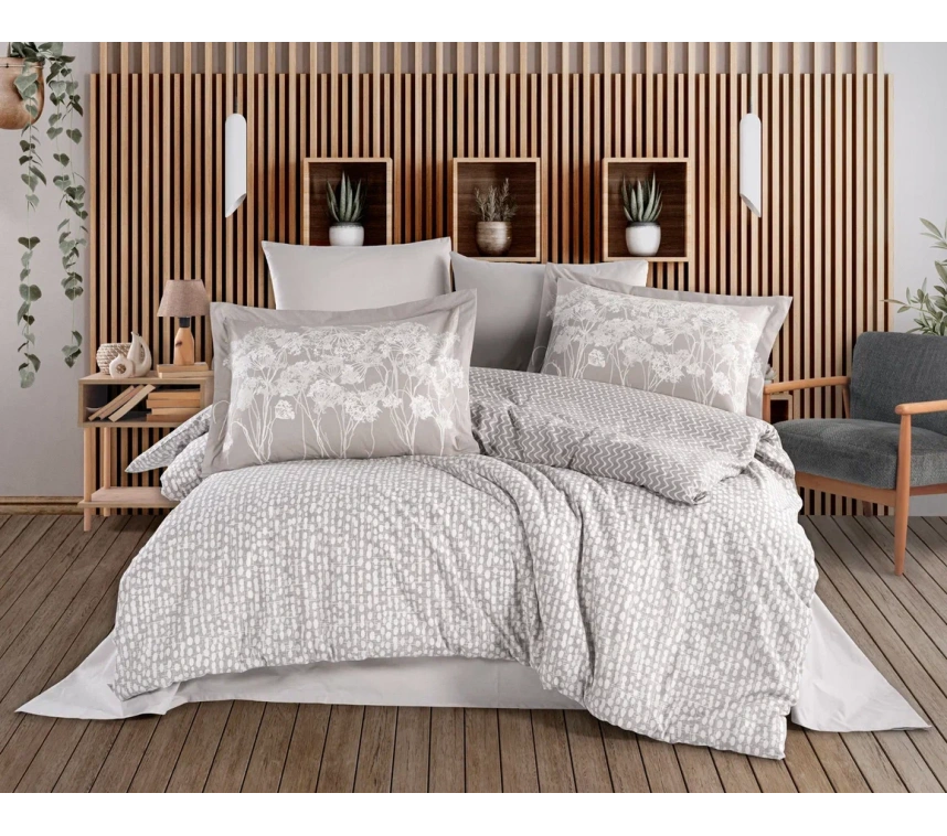 Çift Kişilik Poplin Nev Velura Taş