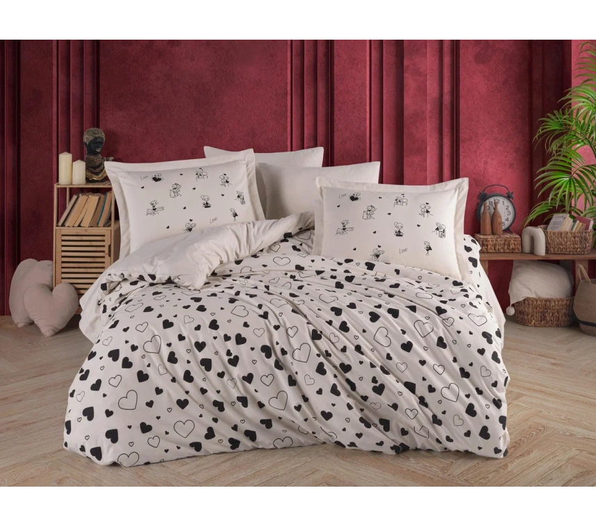 Çift Kişilik Poplin Nev Venüs Siyah