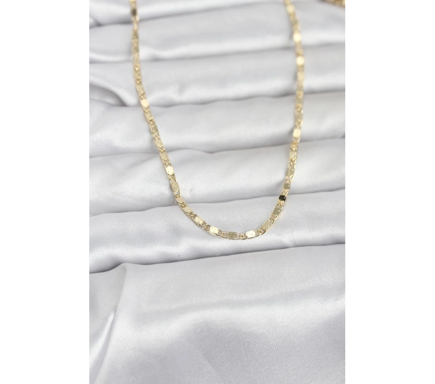 CM 14K Gold Renk Ezme Zincir 60 cm Kadın Kolye