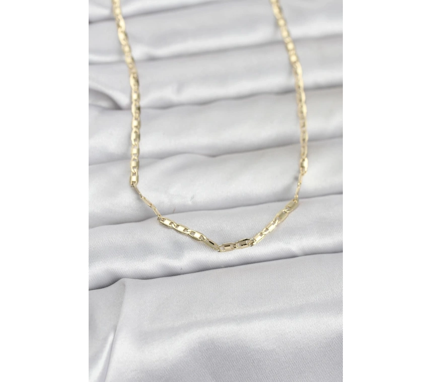 CM 14K Gold Renk Gemici Zincir Model 60 cm Kadın Kolye