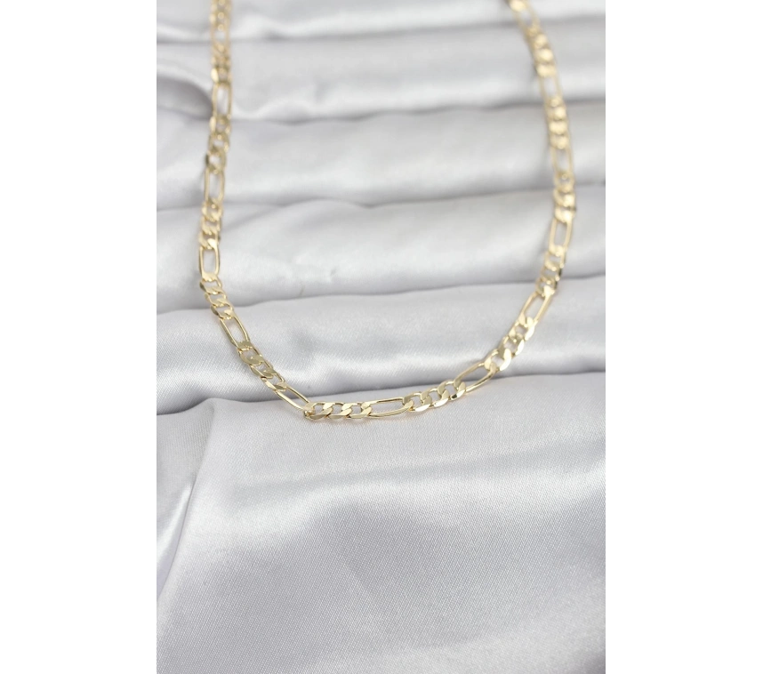 CM 14K Gold Renk Kuşgözü Zincir Model 60 cm Kadın Kolye