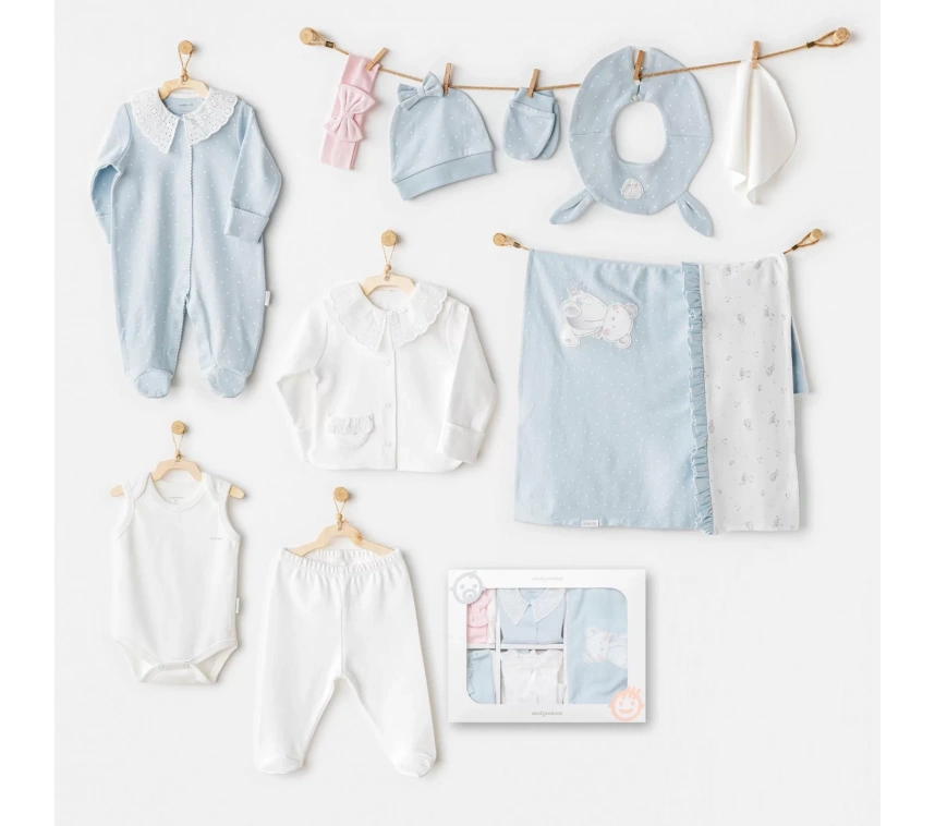 Cuddly Bunny Bear 10lu Hastane Çıkışı Pink Blue