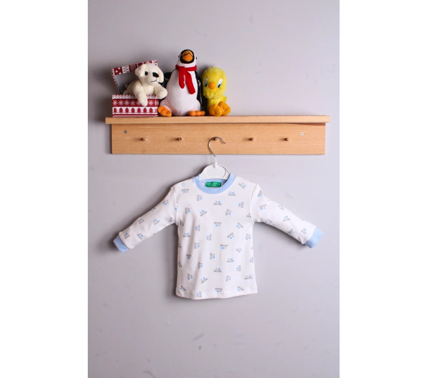 Dad Yazılı Erkek Bebek Eşofman %100 Pamuk