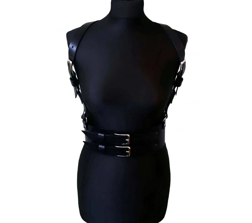 Deri Korse Harness, Şık Elbise Kemeri - Brf914