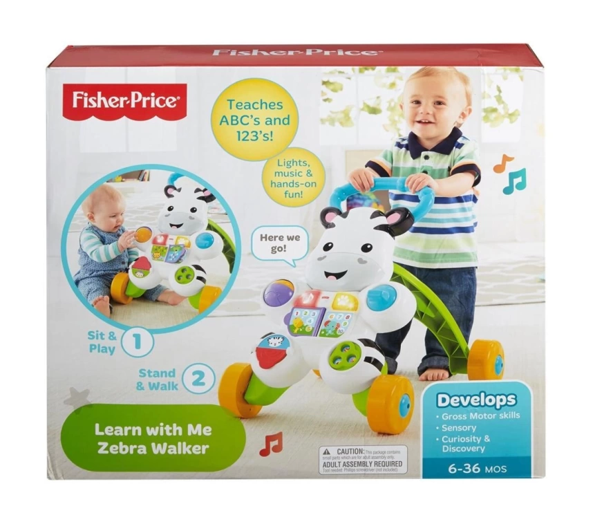 DLD80 Fisher-Price® Melodili Zebra Yürüteç