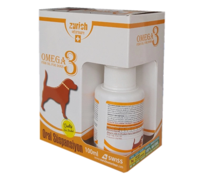 Dog Omega-3 Balık Yağı Tüy Döküm Önleyici/Tüy Sağlığı 100ml