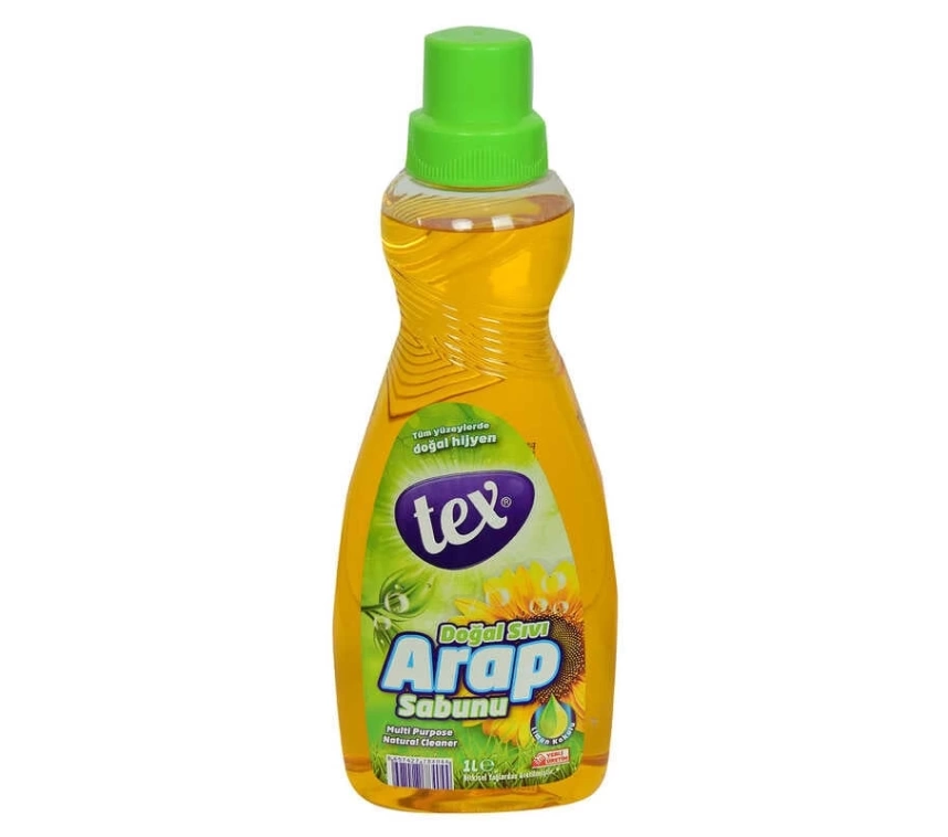 Doğal Sıvı Arap Sabunu Limon Kokulu Tüm Yüzeylerde Doğal Hijyen 1 Lt