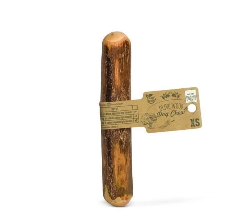 Doğal Zeytin Ağacı Çiğnenebilen Köpek Oyuncağı XS 12 x 1,5 cm - 5 kg