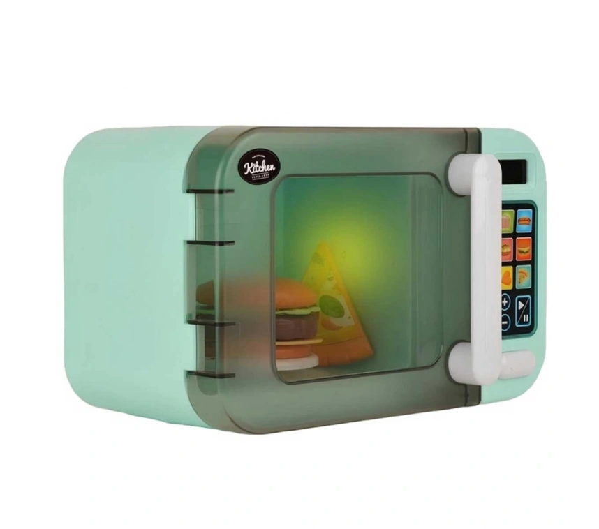 Dokunmatik Ekranlı Işıklı ve Sesli Oyuncak Mikrodalga Fırın