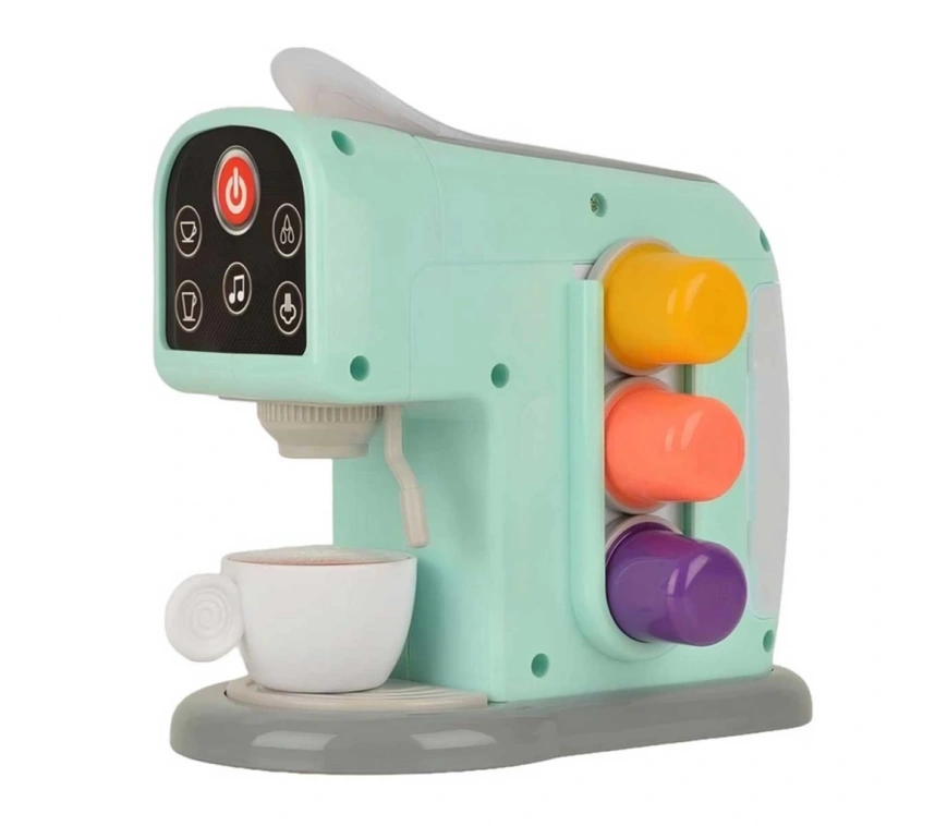 Dokunmatik Ekranlı ve Sesli Oyuncak Kahve Makinesi