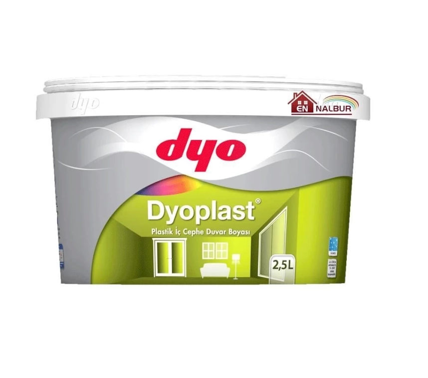 Dyo Dyoplast Plastik İç Cephe Boyası 2,5 Litre Bayrak Kırmızı