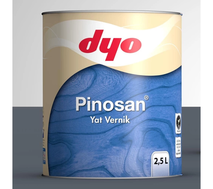 Dyo Pinosan Yat Verniği 2,5 Litre Şeffaf