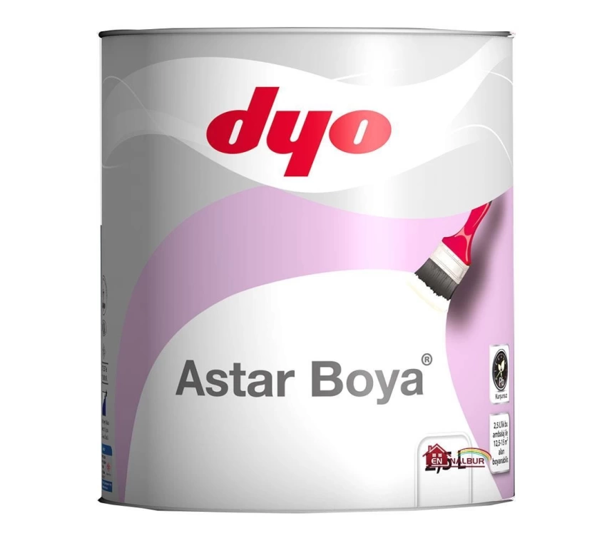 DYO Sentetik Astar Boya 0,75 Litre Beyaz