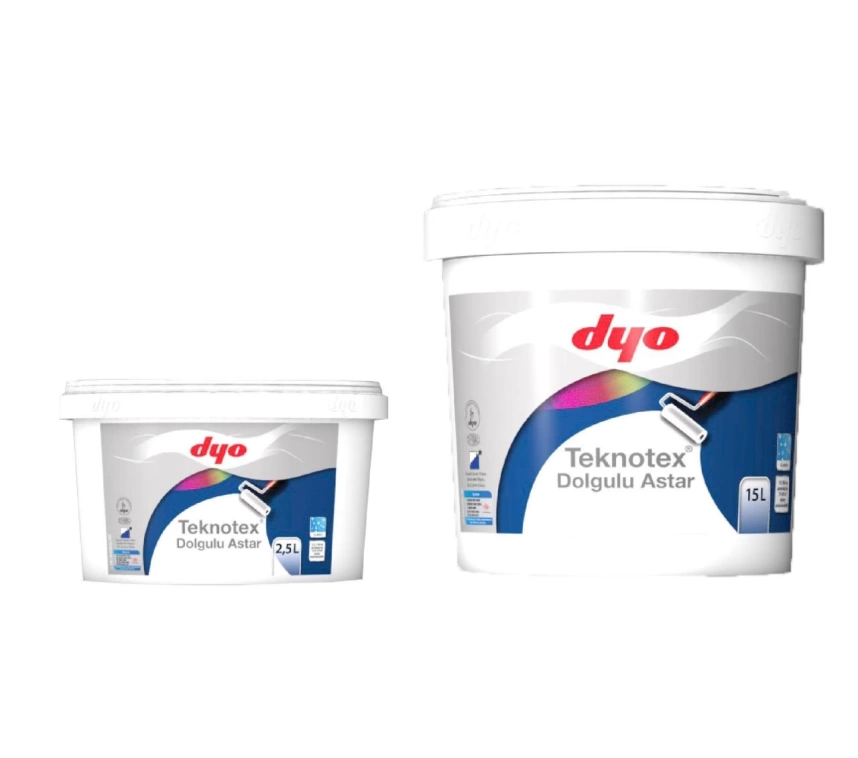 Dyo Teknotex Dolgulu Dış Cephe Astarı 7,5 Litre Beyaz