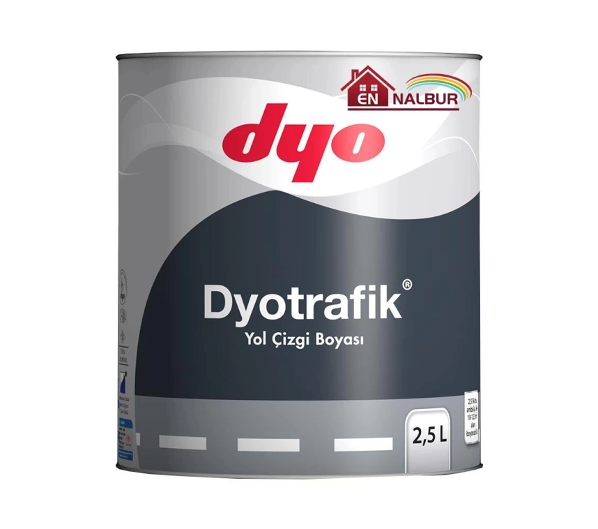 DYO Trafik Yol Çizgi Boyası 2,5 Litre Beyaz