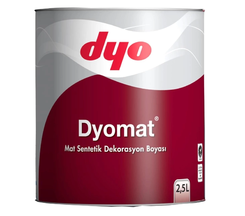 Dyomat Mat Dekorasyon Boyası 0,75 Litre Beyaz