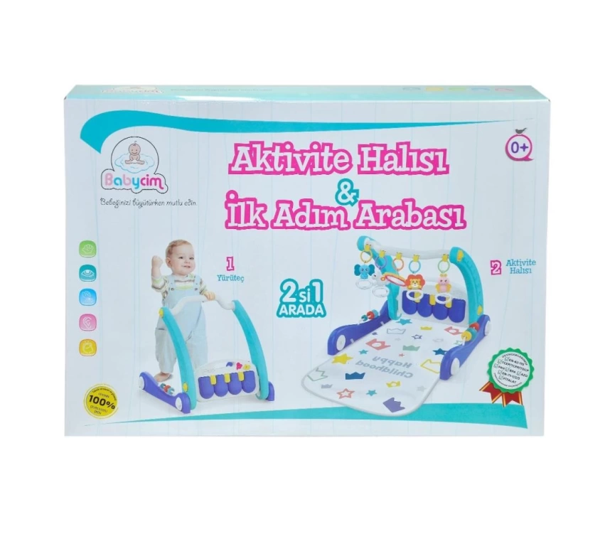 E0633 AKTİVİTE HALISI İLK ADIM ARABASI MAVİ