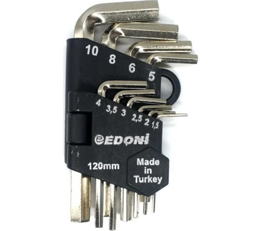 Edoni EAS 120 Nikel Allen Seti 10 Parça