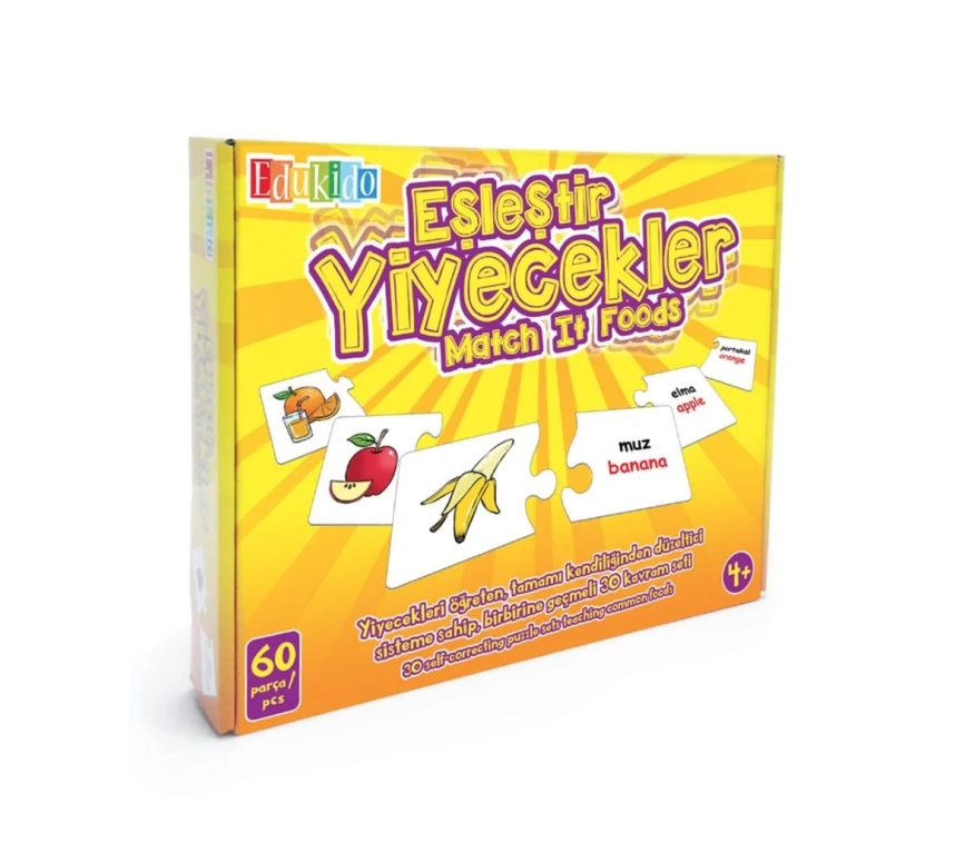EDU-1002 Eşleştir Yiyecekler -Chiva