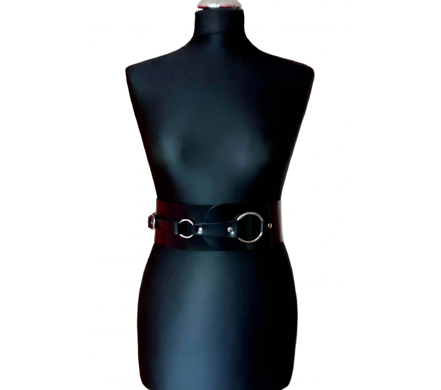 Elbise Üzerine Şık Deri Korse Harness - Brf920