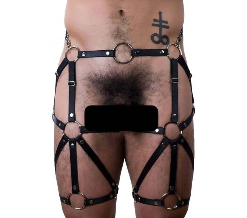 Erkrk Fantazi Lastik Jartiyer Harness - Brfm189