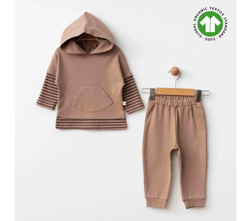 Eslenza Baby Organik 2li Takım 0051 Kahve