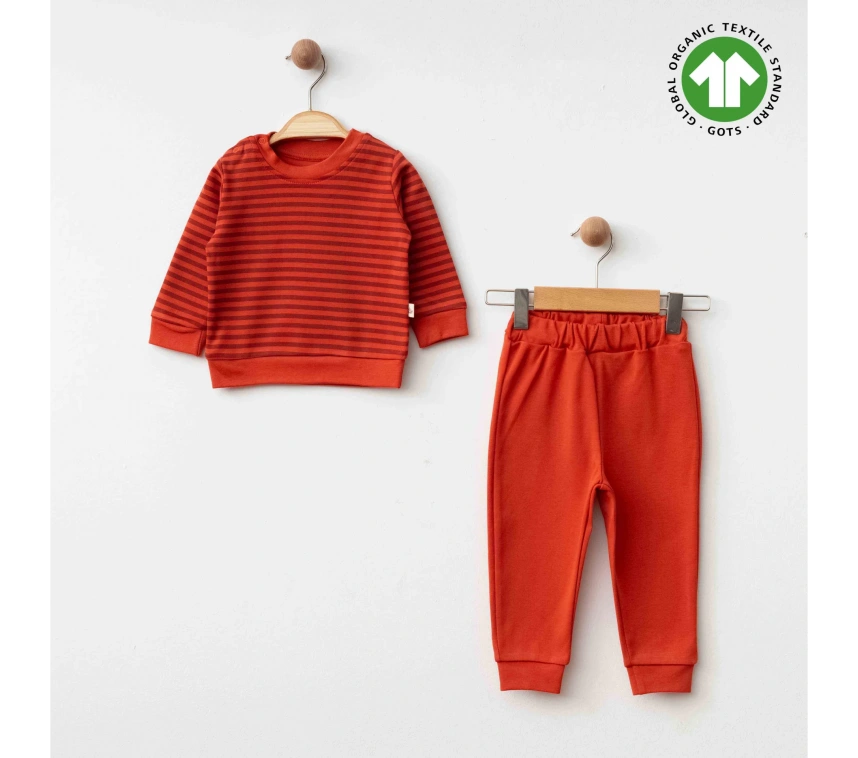 Eslenza Baby Organik 2li Takım 0054 Kiremit