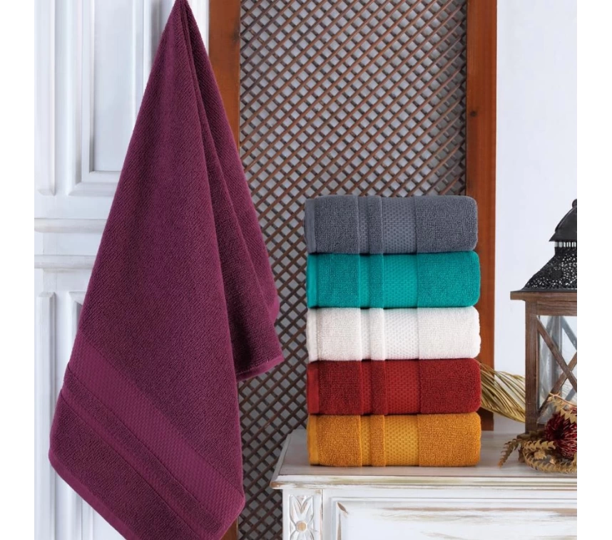 Esperanza Hardal 50x90 6lı Havlu Seti