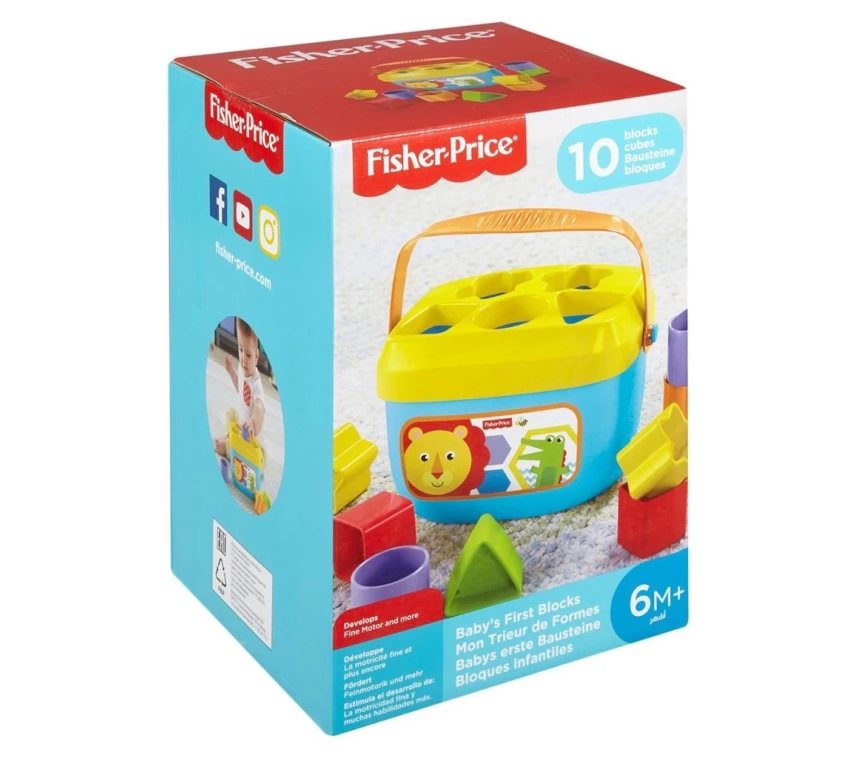 FFC84 Fisher-Price® Renkli Bloklar / Sıralama ve Şekil Ayırma Oyuncakları