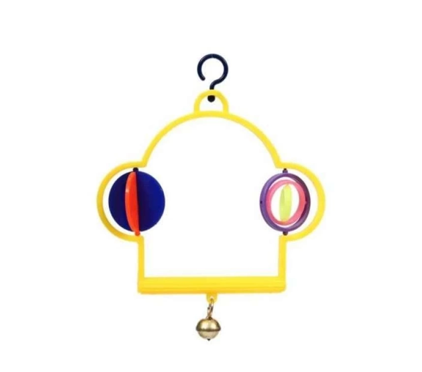 Fırfırlı Zilli Askılı Kuş Oyuncağı 12*14 cm