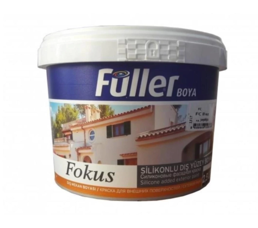 Füller Focus Silikonlu Dış Cephe Boyası 3,5 Kg Beyaz