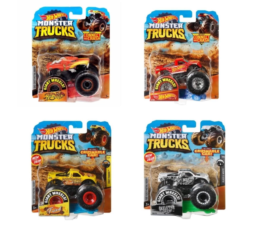 FYJ44 Hot Wheels, Monster Trucks 1:64 Arabalar