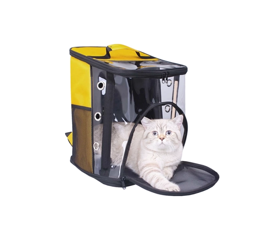Galaksi Kedi Taşıma Çantası 30*30*40 cm Sarı