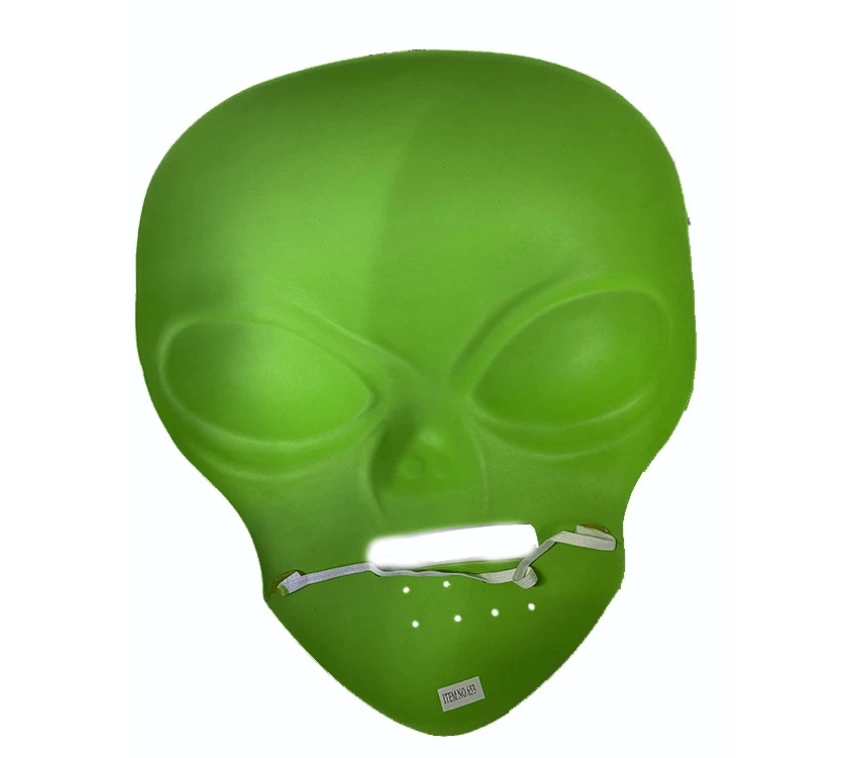 Ghoulish Productions Green Alien Mask 45x30 cm ( UZAYLI )