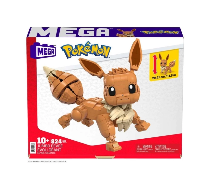 GMD34 MEGA™ Pokémon™ Jumbo Eevee 824 parça +10 yaş