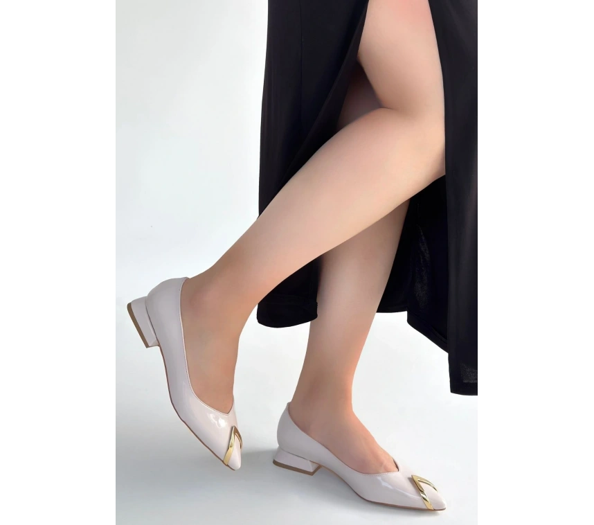 Goes Bej Rugan Babet Ayakkabı