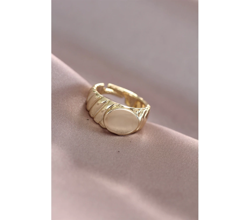 Gold Metal Kadın Yüzük