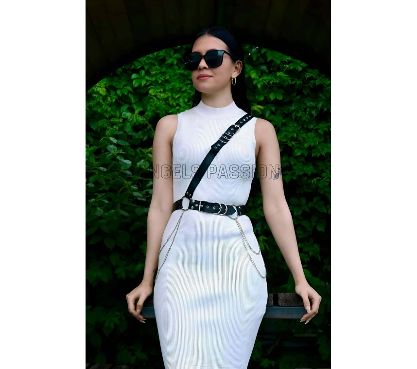 Gömlek, Elbise, T-shirt Kemeri, Şık Deri Kemer - Brf813