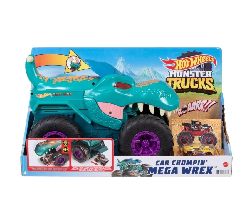 GYL13 Monster Trucks Araba Yiyen Mega Wrex, Hot Wheels Monster Trucks