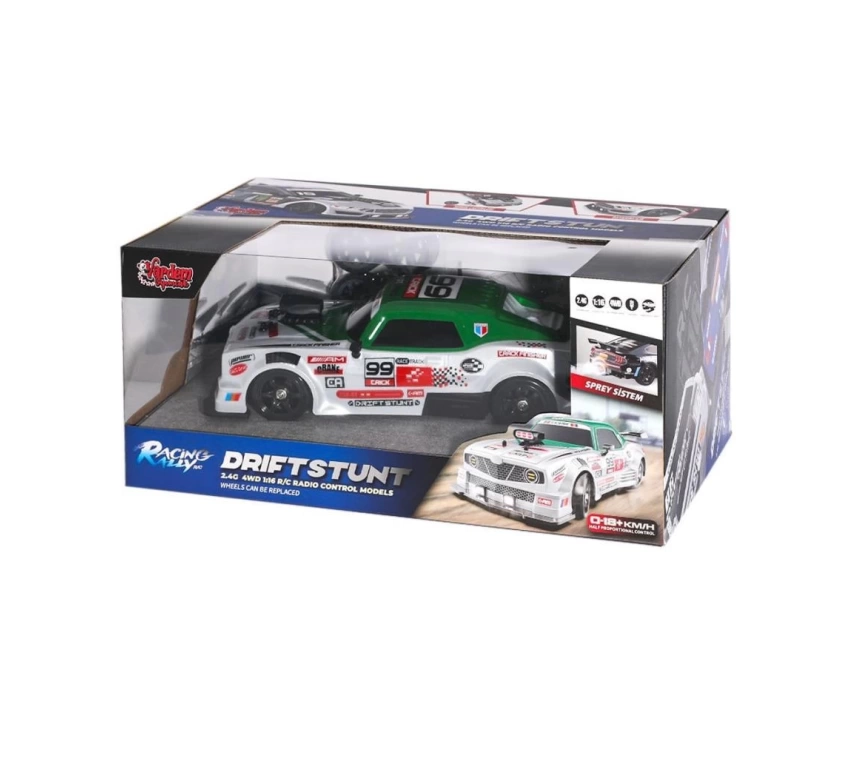 Nessiworld HB-SC16A08 Kumandalı 4x4 Drift Araba Işıklı ve Buharlı -Vardem Oyuncak