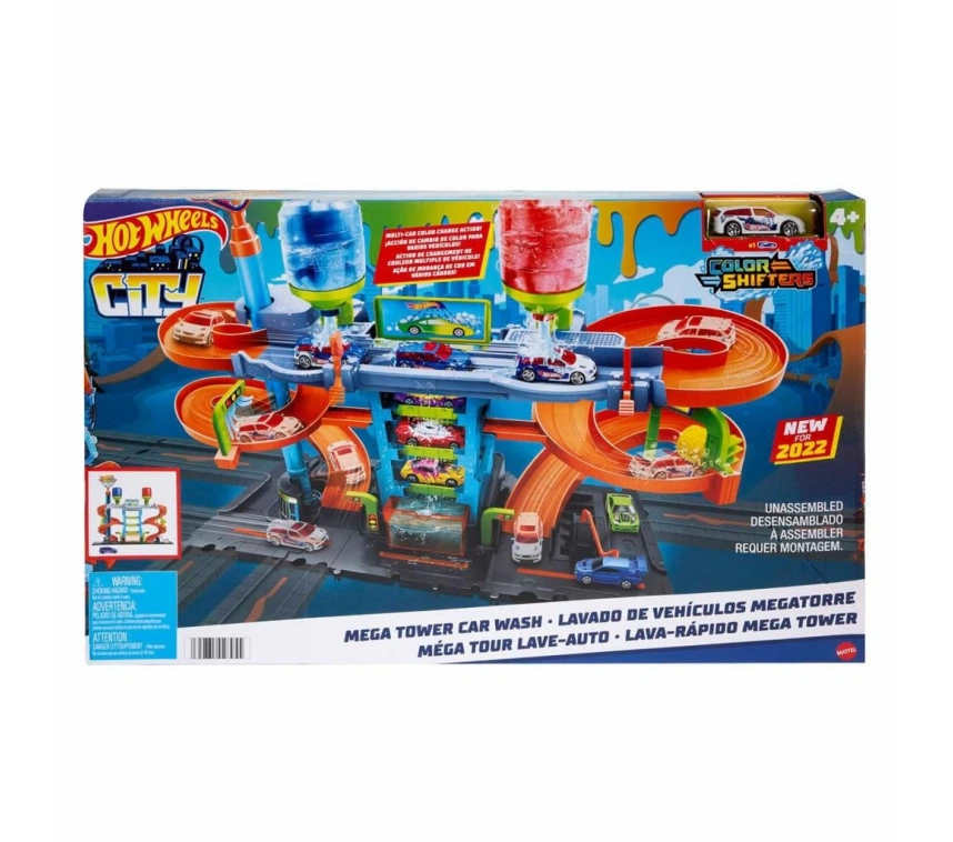 Nessiworld HDP05 Hot Wheels Mega Araba Yıkama Kulesi
