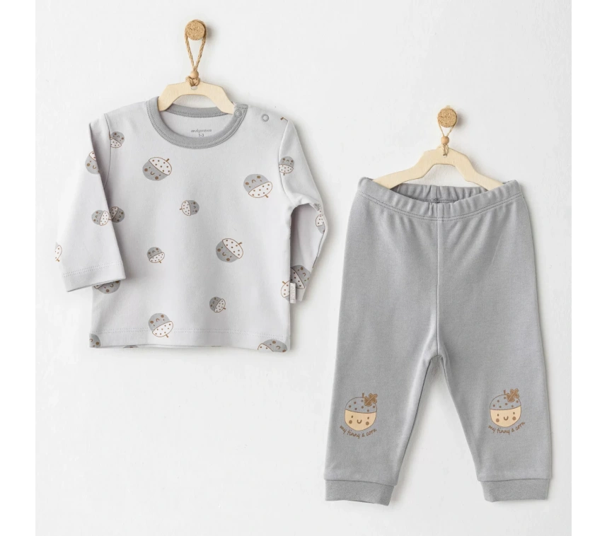 Hello Autumn 2li Takım Grey