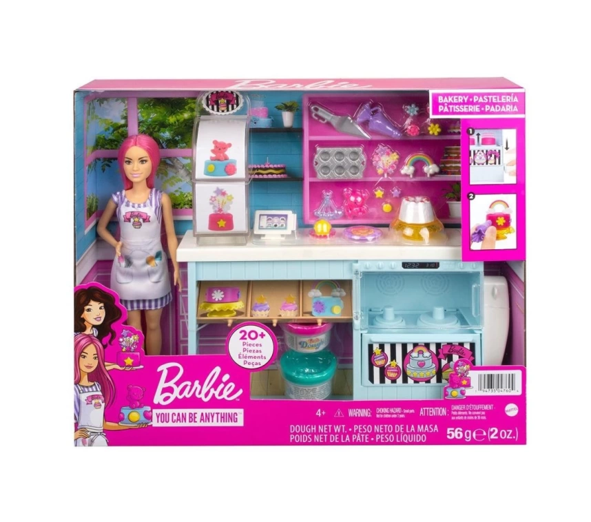 HGB73 Barbie Pasta Dükkanı Oyun Seti