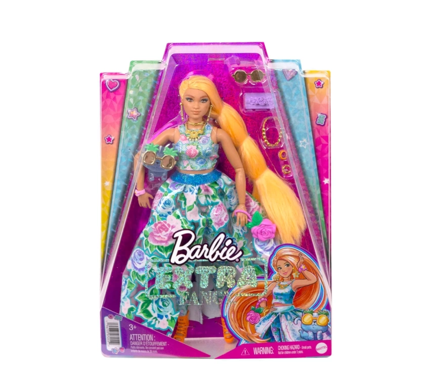 HHN14 Barbie Extra Fancy - Çiçekli Kostümlü Bebek