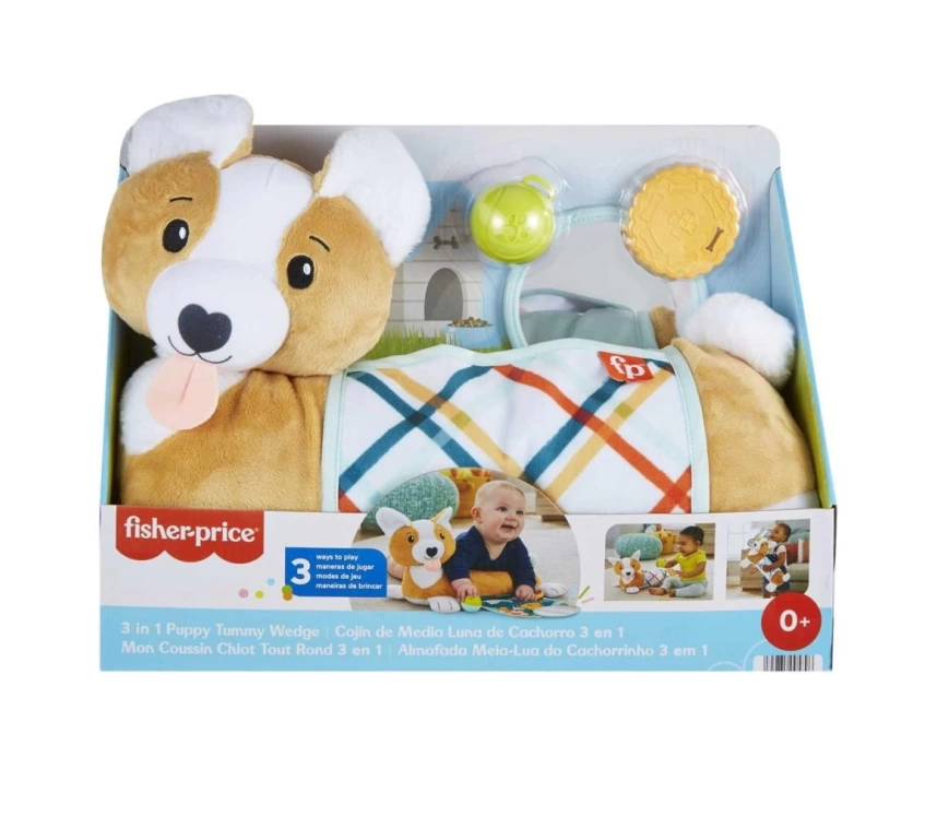 HJW10 Fisher Price 3ü1 Arada Köpekçik Uzanma Yastığı