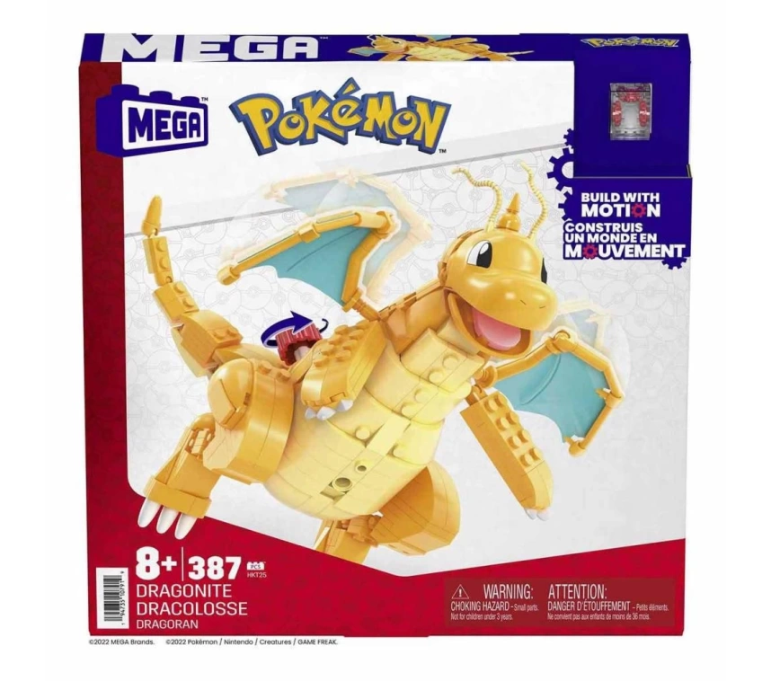 HKT25 MEGA™ Pokémon™ Dragonite 387 parça +8 yaş