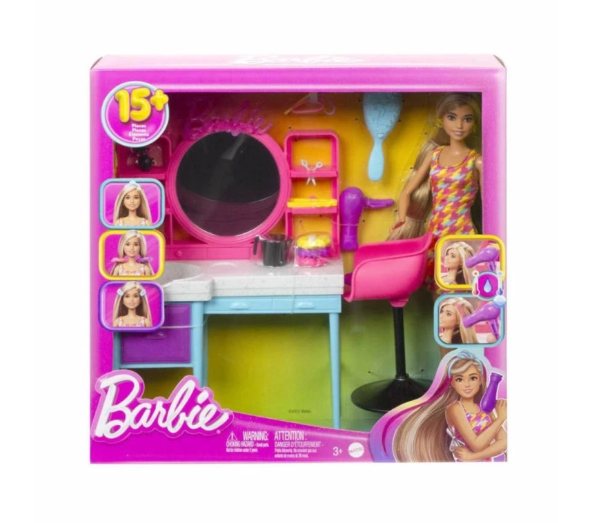 HKV00 Barbie Muhteşem Kuaför Oyun Seti