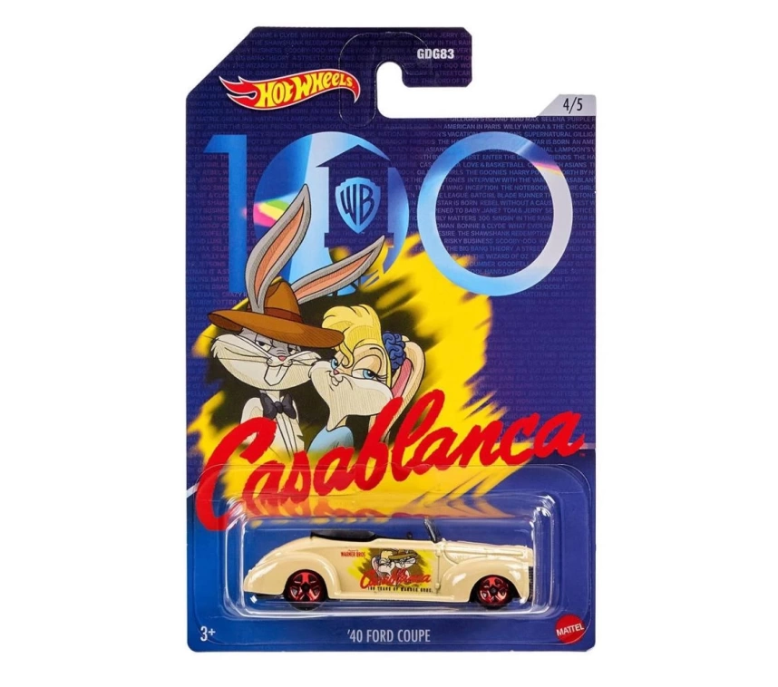 HMV73 Hot Wheels Warner Bros 100. Yıl Temalı Arabalar