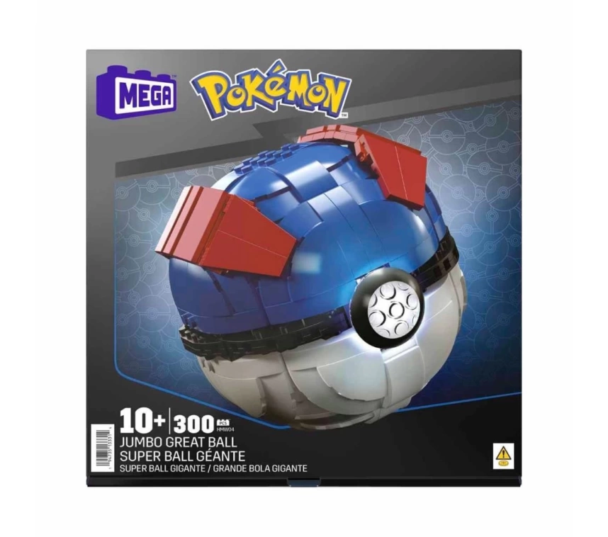 HMW04 MEGA Pokémon™ Jumbo Pokeball 299 parça +10 yaş
